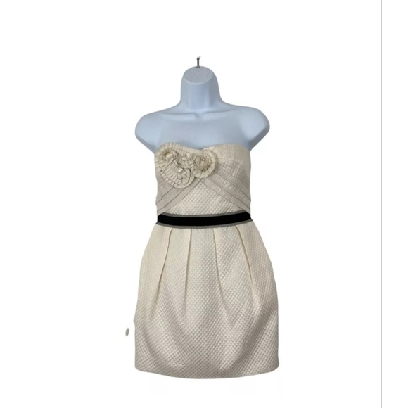 BCBG Cream Dress -Size 8 - Picture 16 of 16